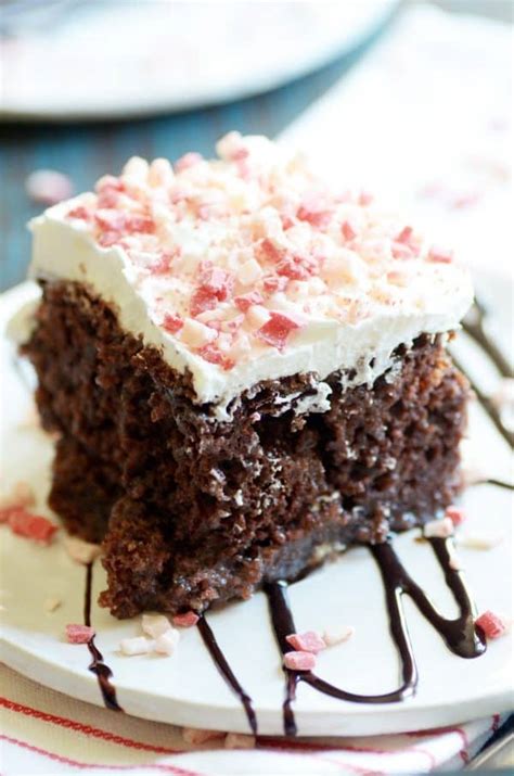 Peppermint Poke Cake Recipe Something Swanky