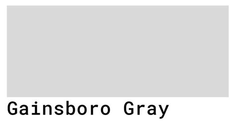 Gainsboro Gray Color Codes - colorcodes.io