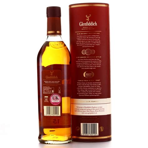 Glenfiddich 15 Year Old Solera Reserve Whisky Auctioneer