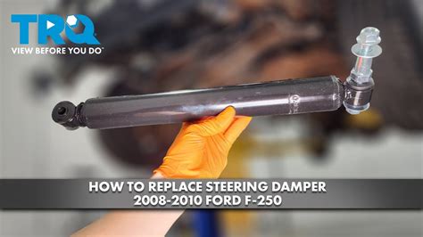 How To Replace Steering Damper Ford F Youtube