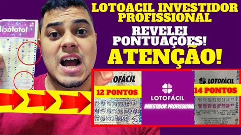 Lotof Cil Investidor Profissional Funciona Lotofacil Lotofacil