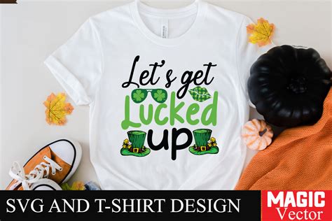 Let S Get Lucked Up Svg St Patrick S Gr Fico Por Magic Vector