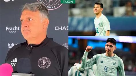 Tata Martino reacciona a críticas de Chucky y Edson en Selección