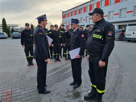 Awanse W Komendzie Powiatowej Pa Stwowej Stra Y Po Arnej W Ciechanowie