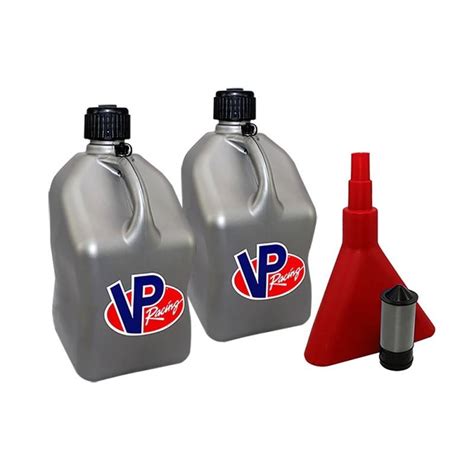 Vp Fuel 2 Pack 5 Gallon Race Fuel Can W Fuel Funnel Filter