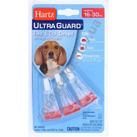 Hartz Ultra Guard - капли на холку для щенков и собак.