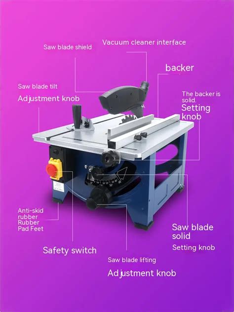 1800w Table Saw Multi Functional Woodworking Sliding Table Saw Bakelite Board Cutting Machine