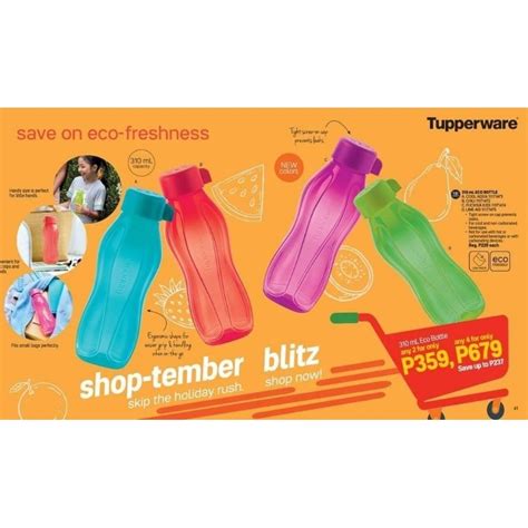 Eco Bottle Ml Tupperware Shopee Philippines