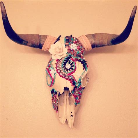 Painted Cow Skulls Cow Skull Decor Cow Skull