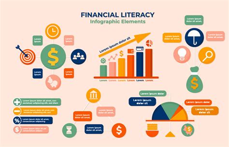 Financial Literacy Infographic Elements 6964104 Vector Art at Vecteezy