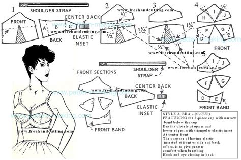 Drafting Bra Pattern Pattern