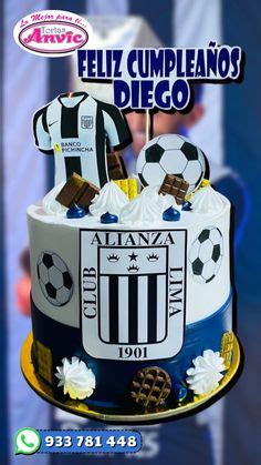 Torta De Alianza Lima In 2024 Birthday Cake For Him Torte Birthday