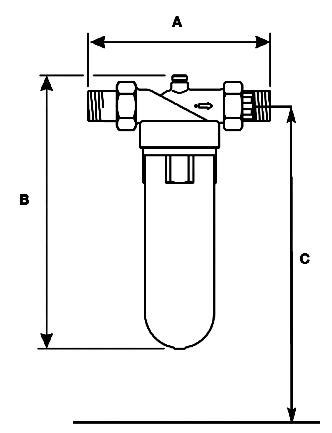 Shop Installateur ALVA ACTA Bonaqua WF Wasserfilter 3 4