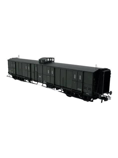 Fourgon à bogie ex PLM vert noir REE MODELES VB358 HO 1 87 Jura