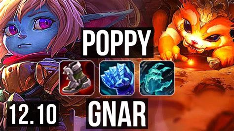 Poppy Vs Gnar Top 903 18m Mastery Legendary 400 Games Euw