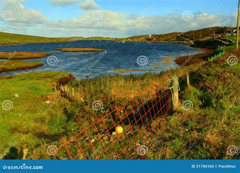 Sky road - Clifden stock image. Image of water, reflection - 21706165