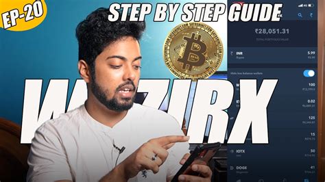 How To Use Wazirx Step By Step Guide Cryptocurrency Wazirx App Kaise Use Kare Youtube