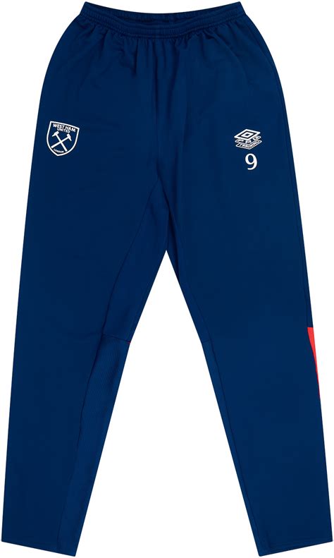 2021 22 West Ham Player Issue Training Pants Bottoms