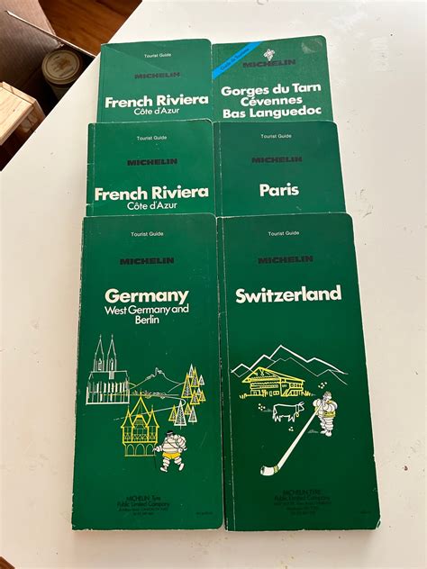 1980 S Michelin Guides Germany West And Berlin French Riviera