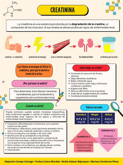 Creatinina Odontologia Creatinina La Creatinina Es Una Sustancia