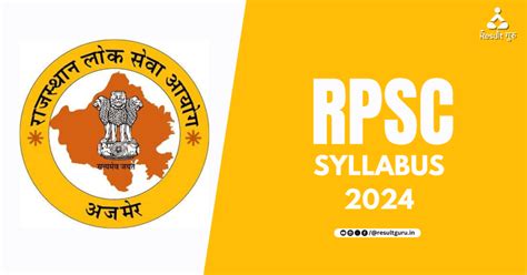 Rpsc St Grade Teachers Syllabus Subject Wise Syllabus Result Guru