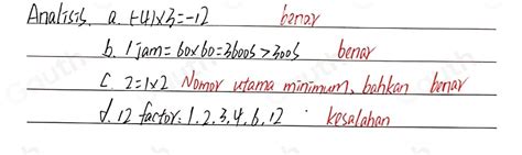 Solved 1 Tentukan Apakah Setiap Pernyataan Berikut Benar Atau Salah A