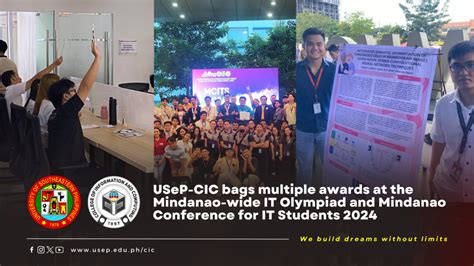 Usep Cic Bags Multiple Awards At The Mindanao Wide It Olympiad And