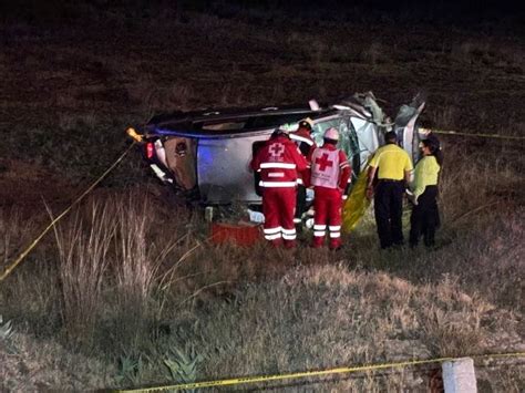 Volcadura De Un Auto Tripulado Por Una Familia En Aguascalientes Dej