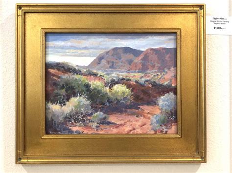 Kayenta Wash Acrylic On Canvas Panel Roland Lee