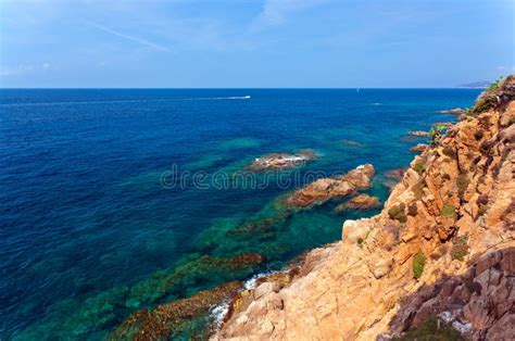 Mediterranean Coast of Spain Stock Image - Image of sunny ...
