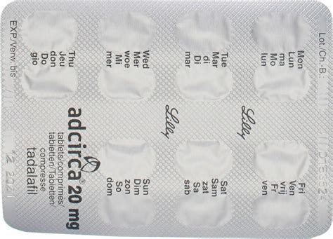 Adcirca Filmtabletten 20mg 56 Stück In Der Adler Apotheke