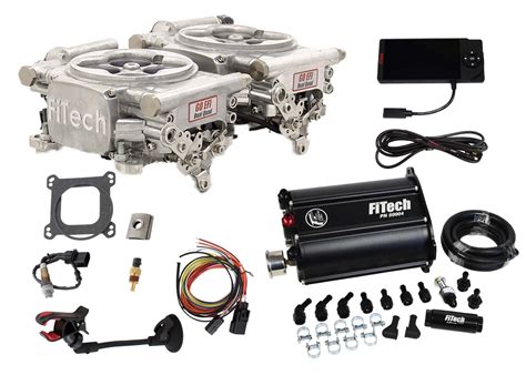 35261 Go Efi 2x4 System Aluminum Finish Master Kit W Force Fuel Fuel Delivery System