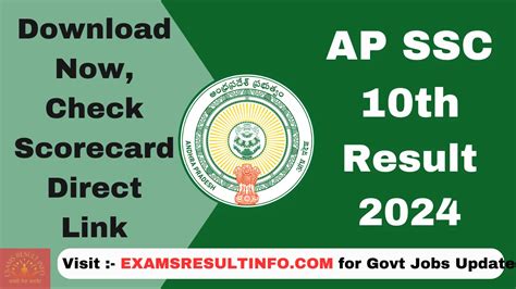 Ap Ssc Result 2024outdownload Score Now