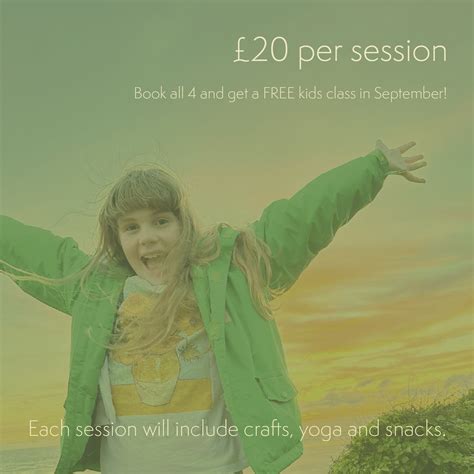 Kids Summer workshops — The Yoga Shed