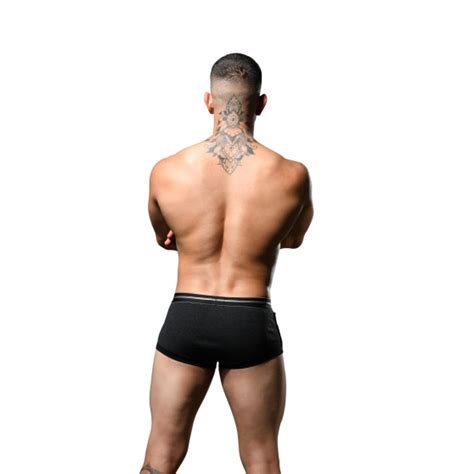 Pánské boxerky Andrew Christian černé ALMOST NAKED 93468 CHA