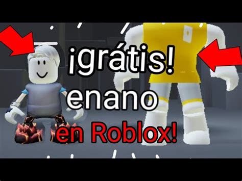 cómo ser enano en roblox gratis YouTube