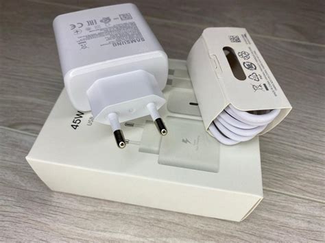 Швидка зарядка EP-TA845 45W для Samsung Galaxy S23/S22/S21/Note 10+/Z ...
