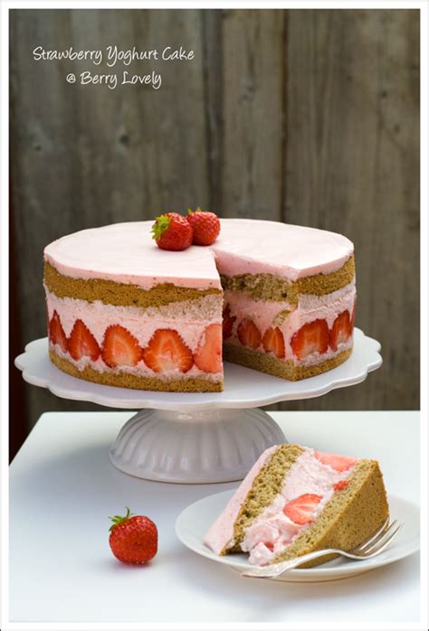 Berry Lovely: Strawberry Yoghurt Cake with Matcha Sponge