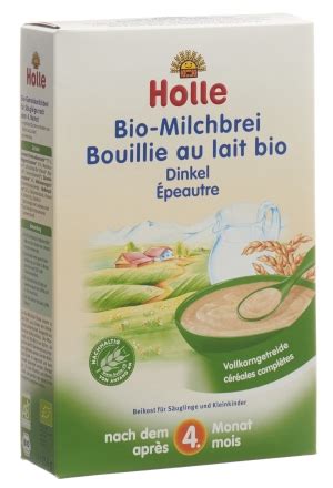 Holle Milchbrei Dinkel Bio 250g Für gesunde Ernährung Ihres Babys