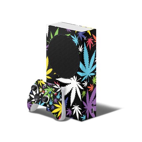 Xbox Series S Skin - Weed colorful - Culture of Gaming