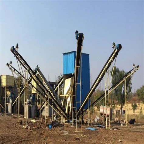 Mild Steel 2 HP MS Stone Crusher Plant Production Capacity 1 Ton Day