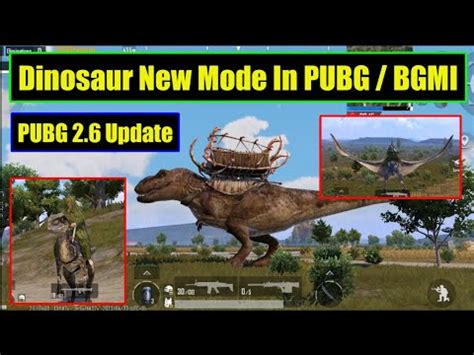 New Dinosaur Mode Coming In PUBG Dinoground Mode Gameplay PUBG 2 6