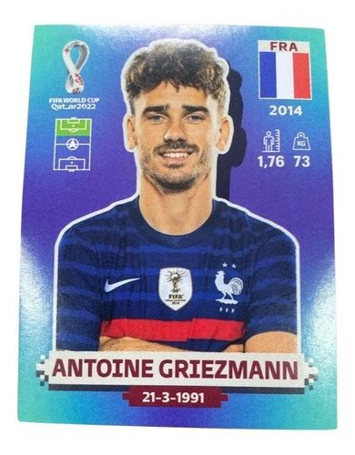 Lamina Antoine Griezmann Mundial Qatar Original Cuotas Sin Inter S