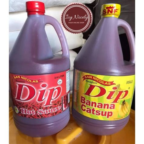 Dip Banana Ketchup And Hot Sauce 34l And 1liter Lazada Ph