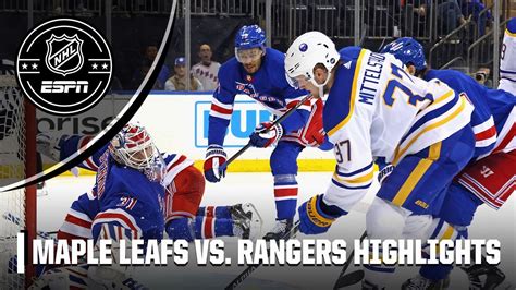 Toronto Maple Leafs Vs New York Rangers Full Game Highlights Youtube