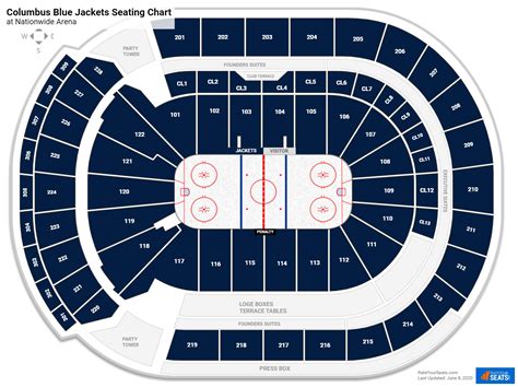 Columbus Blue Jackets Seating Chart Columbus Blue Jackets Powered