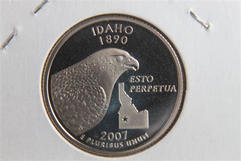 2007 S Proof Idaho State Quarter 8191