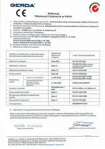 Certyfikaty Gerda – Baza wiedzy na temat drzwi Gerda oraz innych produktów