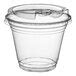 Choice Oz Clear Pet Plastic Cold Cup With Flat Lid Pack