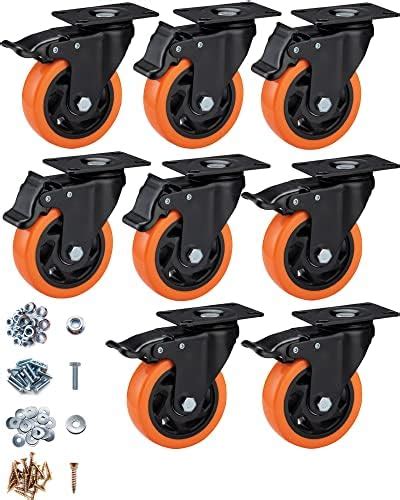 ASRINIEY Caster Wheels 2 Inch Casters Set Of 4 Heavy Duty Castor